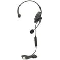 thumbnail image 2 of Mono Over-Ear Headset (USB), Reversible Microphone Boom (padded), Retail Box Packaging, In-Line Volume/Mute Control, Padded Ear Cushion, USB-A for both sound and mic use, cable 2m, Three Year, 2 of 2