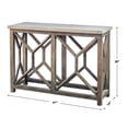 thumbnail image 5 of Uttermost Catali Wood and Stone Top Accent Console Table in Ivory and Oatmeal, 5 of 7