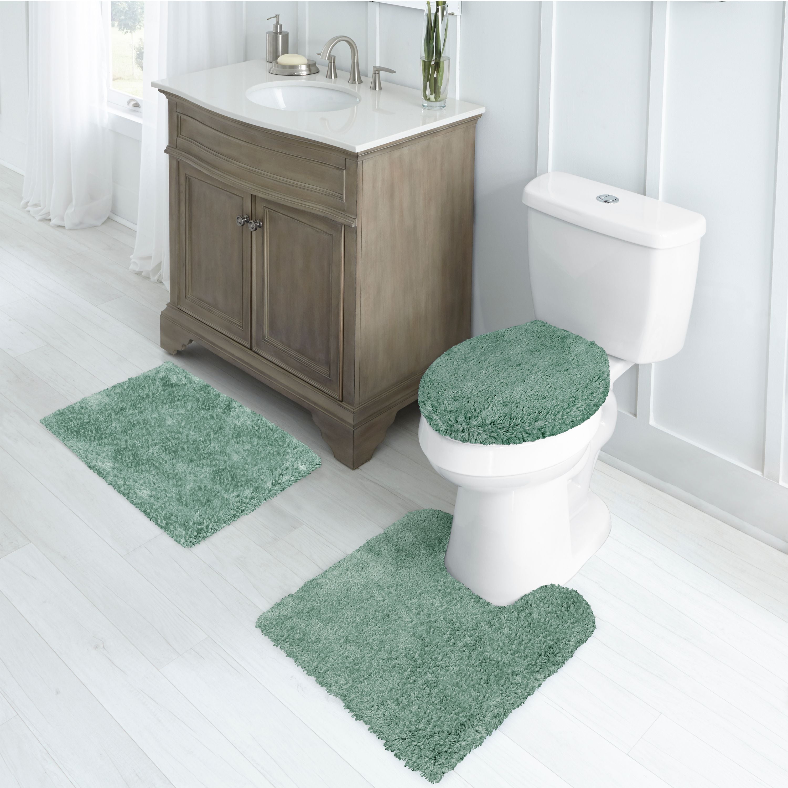 Details about   Better Homes & Gardens Thick & Plush Nylon Bath Rug Skid Resistant 23' x 39" 