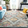 thumbnail image 3 of SAFAVIEH Madison Lanford Vintage Geometric Area Rug, Blue/Yellow, 12' x 15', 3 of 10