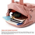 thumbnail image 5 of Gustave Women Crossbody Bag Handbag Nylon Travel Shoulder Bag Multi Pocket Lightweight Waterproof Satchel Purse (Gray), 5 of 10