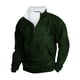 thumbnail image 2 of Blusa y camisa de manga larga con cuello alto para hombre, sudadera informal con capucha, cuello alto retro, cremallera, manga larga, holgada, blusa para hombre, 2 of 3