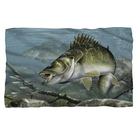 Trevco WW404-BKT1-36x58 36 x 58 in. Wild Wings & Feeding Frounds 2 Polyster Fleece Blanket, White