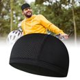 thumbnail image 4 of Cooling Skull Caps de casco para hombres, motocicletas, , gorro de fútbol y de casco duro, gorro que absorbe el sudor , negro DYNWAVEMX Gorras de ciclismo, 4 of 7