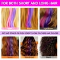 thumbnail image 4 of 8 Color Fun Holiday Hair Combs Temporary Washable Chalk, Festive Fun Chalk Combs Color Comb Temporary Chalk Comb 8 Color Washable Set Temporary Hair Dye, 4 of 9