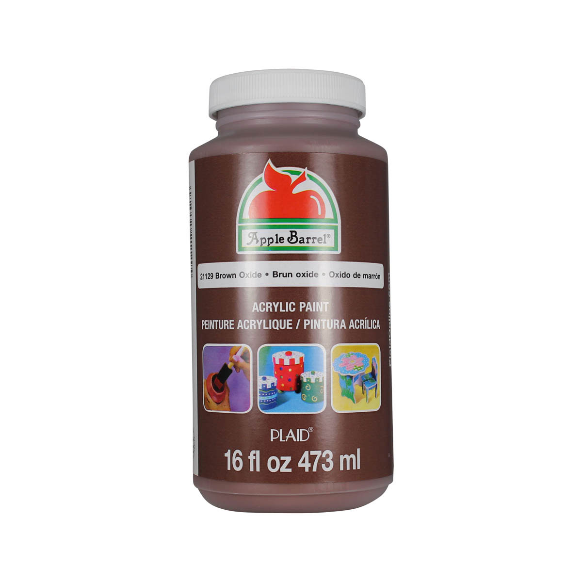 Apple Barrel Acrylic Paint in Assorted Colors (16 Ounce), 21129 Brown Oxide Walmart Canada
