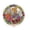 A004- Style D, variant on Acrylic Puzzle Cross Suncatcher Window Hanging, Stained Glass Style Floral, Home Decor 1 Pack