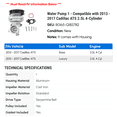 thumbnail image 2 of Water Pump 1 - Compatible with 2013 - 2017 Cadillac ATS 2.5L 4-Cylinder - Autopart Premium, 2 of 2