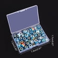 thumbnail image 7 of 54 Pcs Mixed Style and Colors European Beads, Rhinestone Large Hole Glass European Charms Beads fit Bracelet Jewelry Making, 7 of 7
