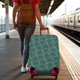 thumbnail image 3 of Stretch Luggage Cover XL(29-32in)– Elastic Travel Suitcase Protector with Handle Openings & Bottom Closure, Washable Polyester Spandex Suitcases Cover, Camouflage Print, 3 of 5