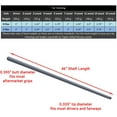 thumbnail image 3 of Acer Velocity Black Graphite Driver/Fairway Wood Golf Shaft, Regular/Stiff Flex, 3 of 3