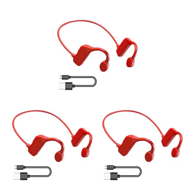 Auricular Injueey Bluetooth Inalámbrico Gancho para la oreja Conducción ósea Banda para el cuello Type7 NO7