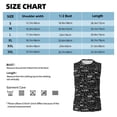 thumbnail image 6 of Bingfone Travel The World Pattern Men's Tank Tops Workout Sleeveless Tee Shirts Running Beach Tanks for Men-3X-Large, 6 of 8