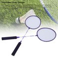 thumbnail image 4 of 2PCS Badminton Rackets, Anti Slip Iron Alloy Rackets Set Nylon Shuttlecocks for Outdoor Games Ergonomic Handle Groove Design, 4 of 7