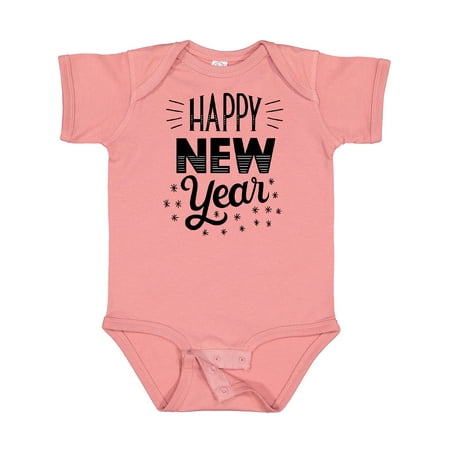 

Inktastic Happy New Year in Hand Lettering Gift Baby Boy or Baby Girl Bodysuit