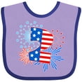thumbnail image 3 of Inktastic Second Birthday- Fourth of July Fireworks Boys or Girls Baby Bib, 3 of 4