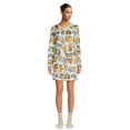 thumbnail image 3 of Scooby-Doo Women's Velvet Henley Sleepshirt and Plush Socks Set, 2-Piece, Sizes XS-3X, 3 of 6