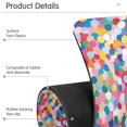 thumbnail image 4 of Yayeee Faucet Mat for Kitchen Sink 14.7" Diatomite Long Splash Guard Pad, Yellow Colorful Circles, 4 of 7