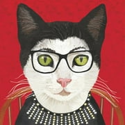 Paper Product Designs RBG Cat Napkins, 5x5