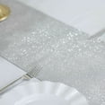 thumbnail image 4 of Efavormart 10"x108" Shiny Silver Crystal Rhinestone DIY Table Runner, Diamond Mesh Ribbon Bling Roll, 4 of 6