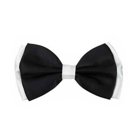 Premium Men's 2-Tone Adjustable Tuxedo Neck Bowtie Bow