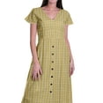 thumbnail image 5 of Moomaya Long Maxi Dress For Womens Short Sleeve Formal/Casual Dress With Pockets S-XXL, 5 of 7