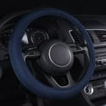 thumbnail image 2 of Warm Faux Sudue Universal Car Steering Wheel Cover, for Cars,suvs,Trucks (Blue), 2 of 7
