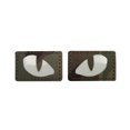 thumbnail image 1 of Adhesivo reflectante para bolsa con capítulo táctico de ojo de gato y ojos de diablo luminosos para exteriores, con velcro, 1 of 5
