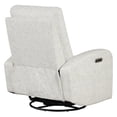 thumbnail image 4 of Bowery Hill Fabric Power Swivel Glider Recliner in Cream, 4 of 7
