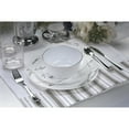 thumbnail image 3 of Crown Display™ Wedding Dinner Plate Combo, Includes 20 Premium Disposable 10" Dinner Plates 20 Salad/Dessert Plates, Food Grade Plastic Dinner Plates - Stone Design, 3 of 10
