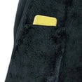 thumbnail image 5 of LNWUY (M-5XL) Men Big and Tall Stand Collar Pola-Fleece Jacket Solid Color Casual Long Sleeve Spliced Zipper Pocket Warm Outdoor Coat Blue XXXXL, 5 of 5