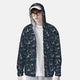 thumbnail image 2 of Balery Romantic Eiffel Tower Sudadera ligera de manga larga con capucha y protección solar UPF 50+ para hombre y mujer, ideal para pesca y running-Medium, 2 of 7