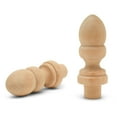 thumbnail image 1 of Small Wood Finials, 2-7/16 inch Wooden Finials for Crafting, DIY Décor, and Wooden Finial Crafts, Pack of 100, by Woodpeckers, 1 of 6