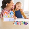 thumbnail image 4 of Fesfesfes Number Teaching Aid Finger Counting Addition Subtraction Magnetic Bead Maze Counting Board Educational Arithmetic Toy, 4 of 5