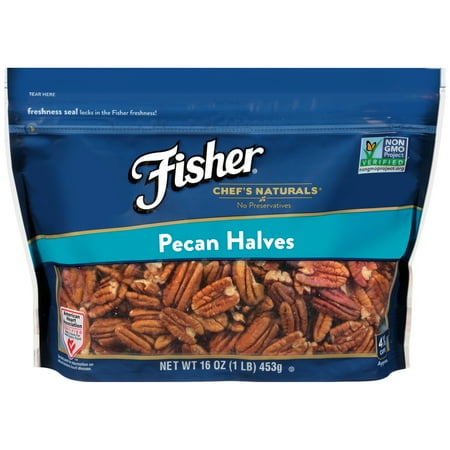 Fisher Chef's Naturals Pecan Halves, 16 oz