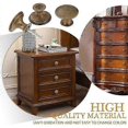 thumbnail image 2 of 12-pack vintage chic antique brass knobs for kitchen cabinet doors round 30mm, 2 of 5