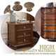 thumbnail image 2 of 12-pack vintage chic antique brass knobs for kitchen cabinet doors round 30mm, 2 of 5