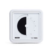 Time Timer Braille 8 60-Minute Visual Timer - Black Disk