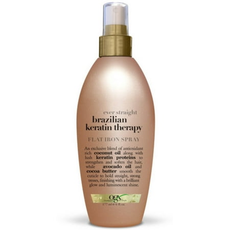 Organix Brazilian Keratin Therapy Ever Straight Flat Iron Spray 6