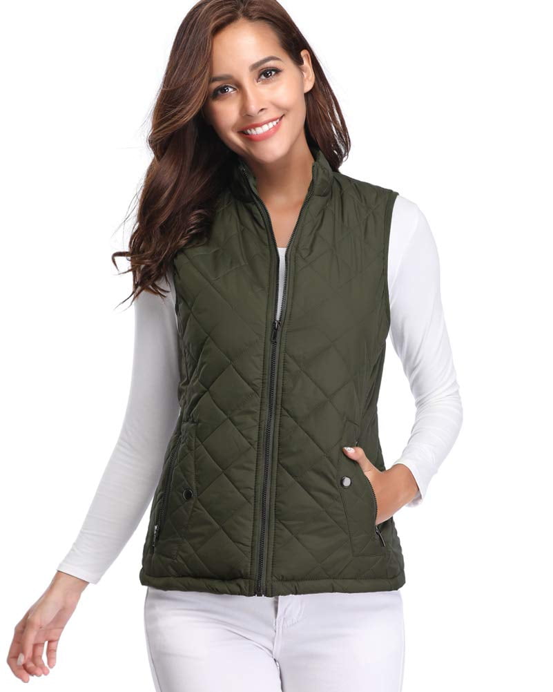 Othyroce Women Outwear Keep Warm Sleeveless Lightweight Packable Puffer
