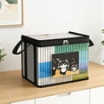 thumbnail image 6 of MMJ Book Storage Box Large Transparent Foldable Dustproof for Classroom Home 11.8x9.8x9.1in, 6 of 7