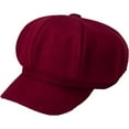thumbnail image 7 of CoCopeaunts Octagonal Newsboy Cap Autumn Winter Hats for Women Warm Fashion Ladies Casual Solid Woolen Beret Hat Painter Cap, 7 of 7