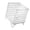 White, variant on Lynono Co.,Ltd Heavy Duty Metal Meshes Basket for Clothes Toy and Essential Tipping Proof Base Included Office Supply Organizers