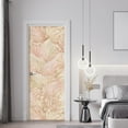 thumbnail image 3 of Idea4wall 2pcs Pastel Soft and Elegant Palm Leaves Gold & Pink Botanical Wall Murals, Not Peel and Stick, Non-Woven Wallpaper Large Wall Decoration for Rooms, 48"x72", 3 of 5