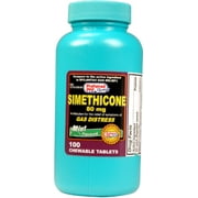 Simethicone 80mg Tablets, Mint 100 Each