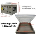 thumbnail image 2 of Desktop Single Chamber Vacuum Packaging Machine Food Vacuum Sealer DZ-300 110V, 2 of 12