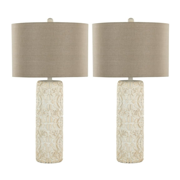 Porch & Den  Charlotte 30" Polyresin Table Lamp (Set of 2)