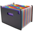 thumbnail image 1 of Document Folder A4 24 Pockets Expand File Folder Large Space Compartment Folder File Organizer A4 File Folder Box Accordion Folder for Home or Office Documents Zhivalor MZQ-0172, 1 of 5