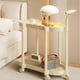 thumbnail image 5 of pstuiky Estantería móvil de plástico de varios niveles, gran capacidad, con ruedas, ideal para sala de estar, dormitorio, baño o cocina., 5 of 6
