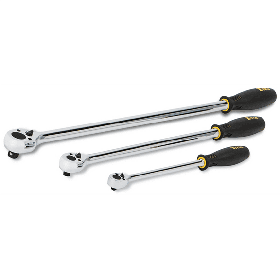 TITAN 3-PC EXTRA-LONG RATCHET SET